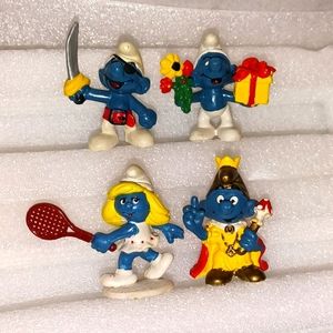 Collectible Smurfs 4 for $23 or $7 each